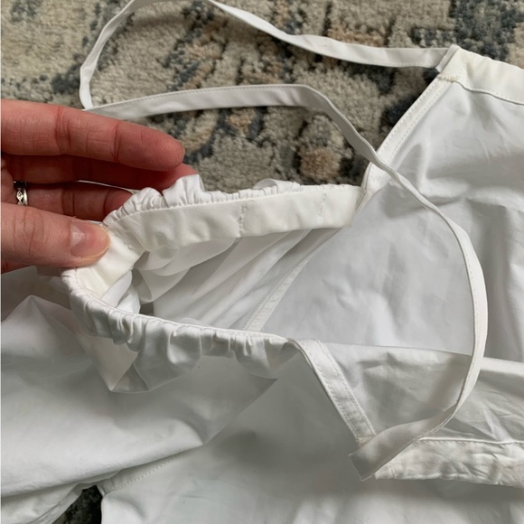 Jil Sander White Off-Shoulder Blouse - Picture 10 of 15